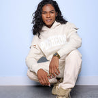 Posheon Signature – Corduroy Hoodie Set with Sleeve Cutouts