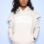 Posheon Signature – Corduroy Hoodie Set with Sleeve Cutouts