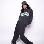 Essentials – 14oz Garment Wash French Terry Oversized Boxy Distressed Fleece Sweatsuit